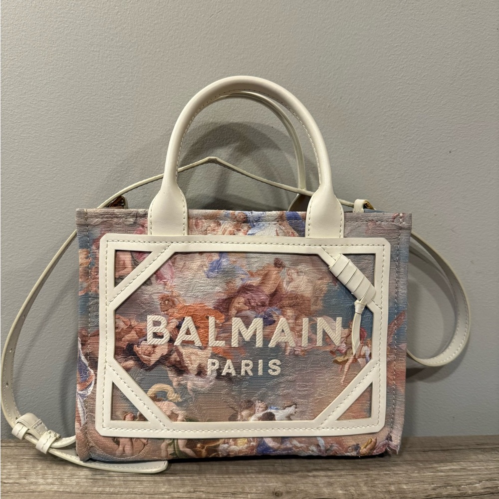 Balmain Angel Print Tote Small